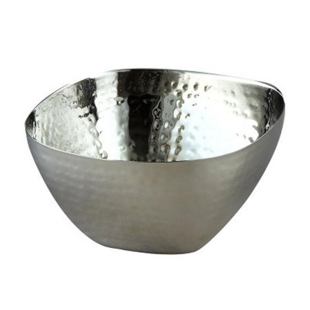 JIALLO Jiallo 72122 8 in. Stainless Steel Square Bowl; Hammered 72122